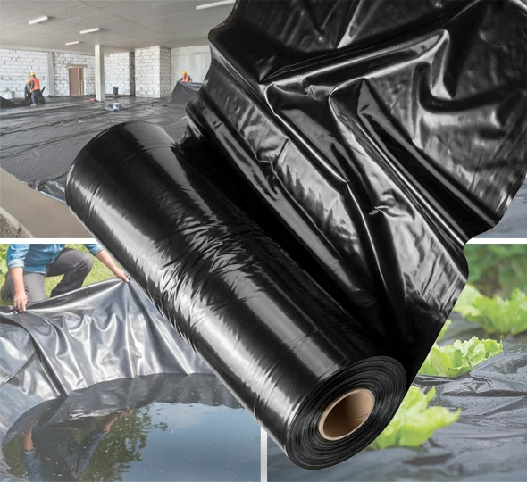 Пленка полиэтиленовая черная - для строительстваimage - 1