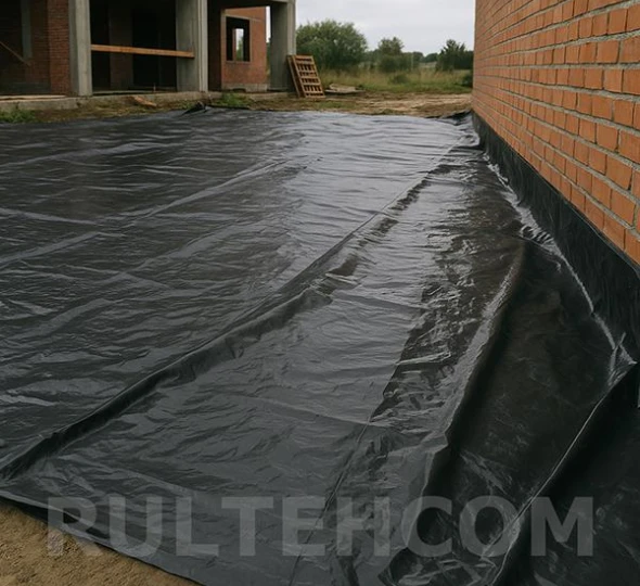 Пленка полиэтиленовая черная - для строительстваimage - 4