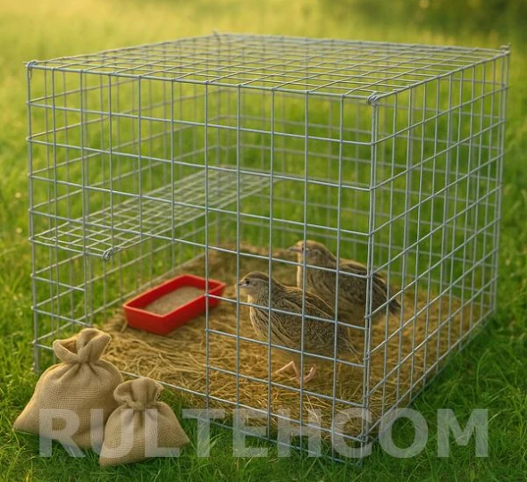 Сетка сварная оцинкованная для изготовления клетокimage - 4