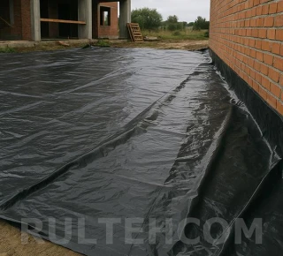 Пленка полиэтиленовая черная - для строительстваthumb image - 4