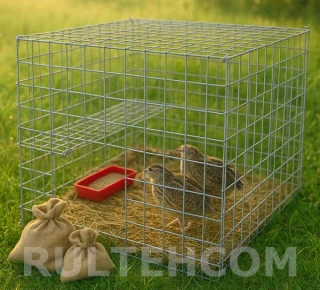 Сетка сварная оцинкованная для изготовления клетокthumb image - 4