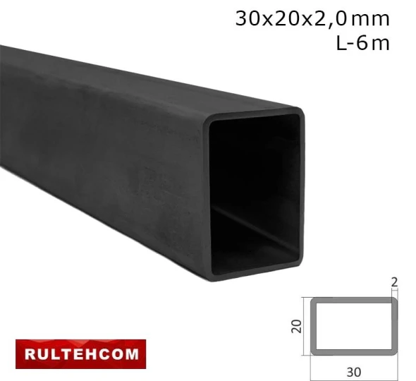 Труба профильная 30х20x2,0 мм L-6м - image 1