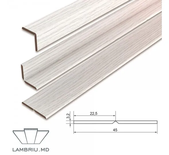 Profil universal MDF - Stejar Bianco - image 1