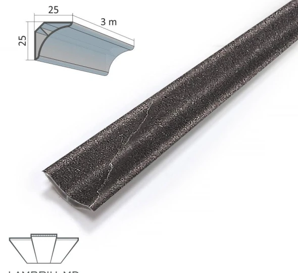 Профиль декоративный ПВХ ПРЕМИУМ 25x25x3000мм - S452 - image 1