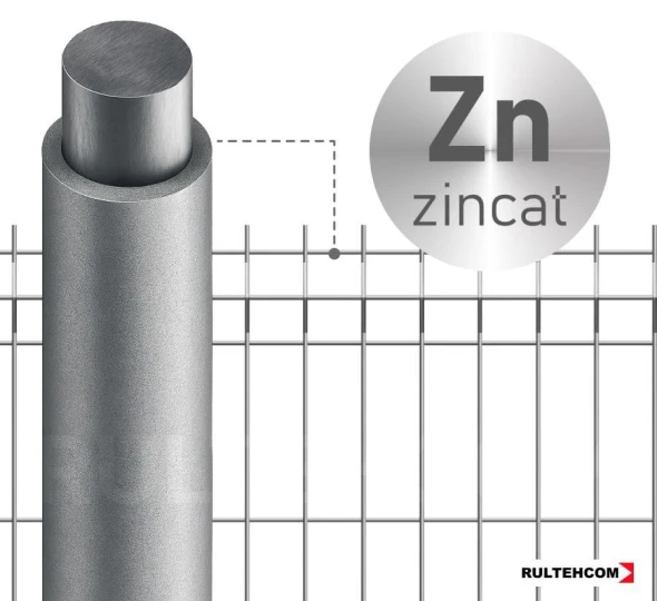 Panou gard bordurat zincat ECO D-3,2 H-1,4m L-2,5m - image 2