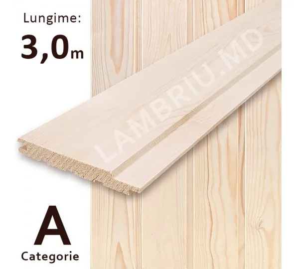 Деревянная вагонка "А" 96*12,5*3000мм - image 1