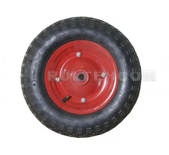 Колесо пневматическое с подшипником для строительной тачки - image 1