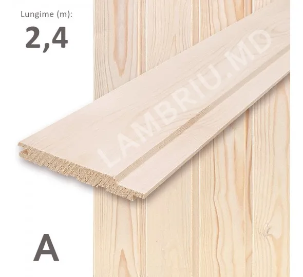 Деревянная вагонка "А" 96*12,5*2400мм - image 1