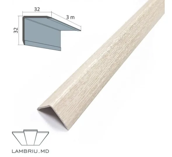 Уголок наружный ПВХ ПРЕМИУМ 32x32x3000мм - M026 - image 1