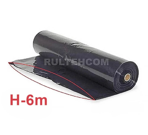 Пленка полиэтиленовая черная ROM (100 мкм) Н-6м - image 1