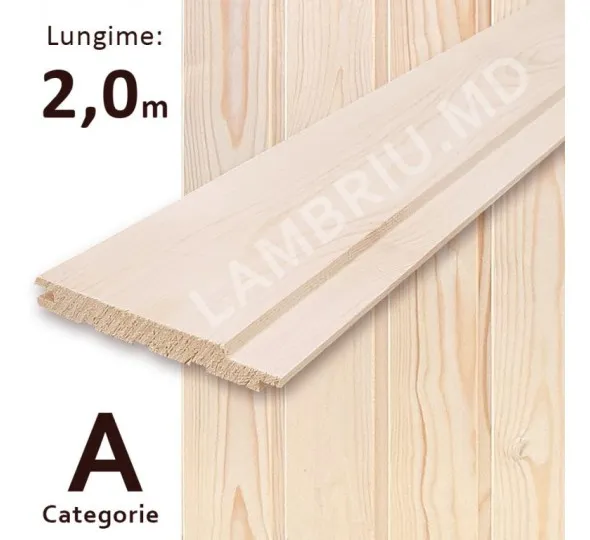 Деревянная вагонка "А" 96*12,5*2000мм - image 1