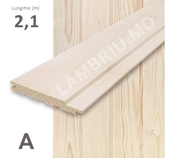 Деревянная вагонка "А" 96*12,5*2100мм - image 1