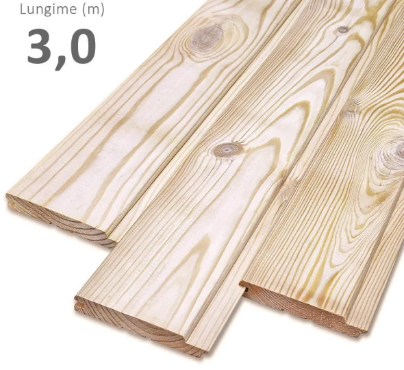 Деревянная вагонка "А" СОФТЛАЙН 96*13*3000мм - image 1