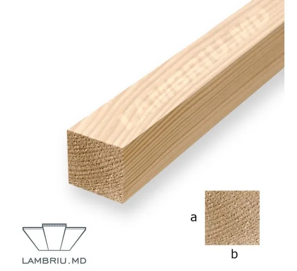 Брусок деревянный "A" 40*50*3000мм - image 1