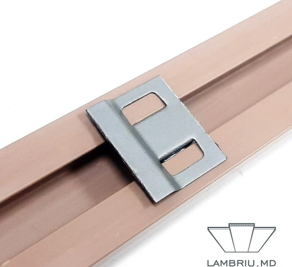 Скоба для крепления вагонки МДФ и ПВХ 3мм на планку ПВХ (200 шт.) - image 2