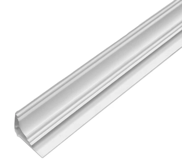 Плинтус ПВХ L-3м - белый UA - image 1