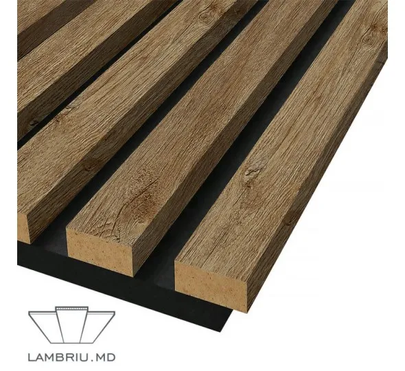 Panou acustic de perete 290Х2750Х18mm - Stejar Muntenia - image 2