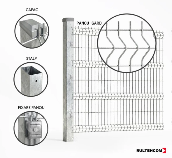 Панель для забора оцинкованная OPTIMA D-3,7 H-0,6м L-2,5м - image 3