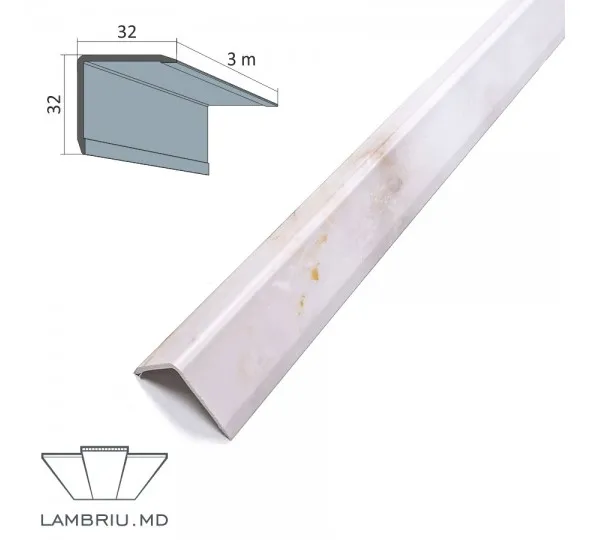 Cornier exterior PVC PREMIUM 32x32x3000mm - D015 - image 1