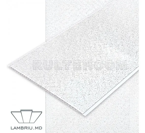 Вагонка ПВХ 250x7x5950мм - CH20 White - image 1