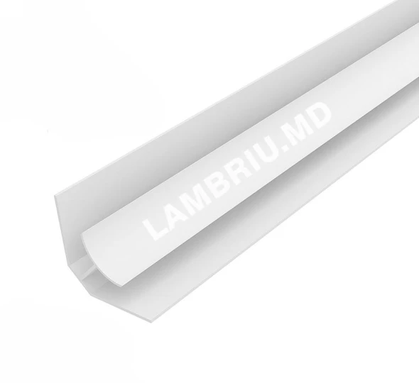 Угол внутренний ПВХ L-3м - белый UA - image 1