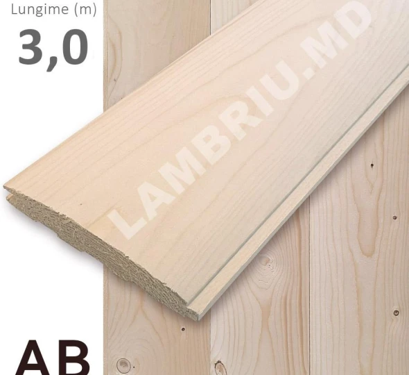 Блокхаус "АB" 146*28*3000мм - image 1