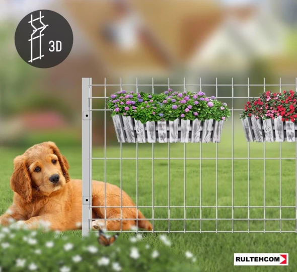 Панель для забора оцинкованная OPTIMA D-3,7 H-0,6м L-2,5м - image 5