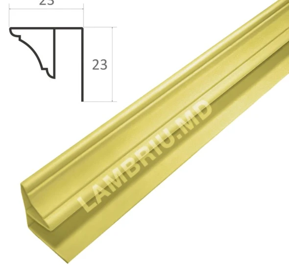 Плинтус ПВХ L-2,9м - light wood 2 - image 1