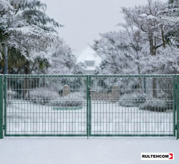 Poarta auto batanta OPTIMA 3D H-1,3m L-4,0m (D100) RAL6005 - image 2