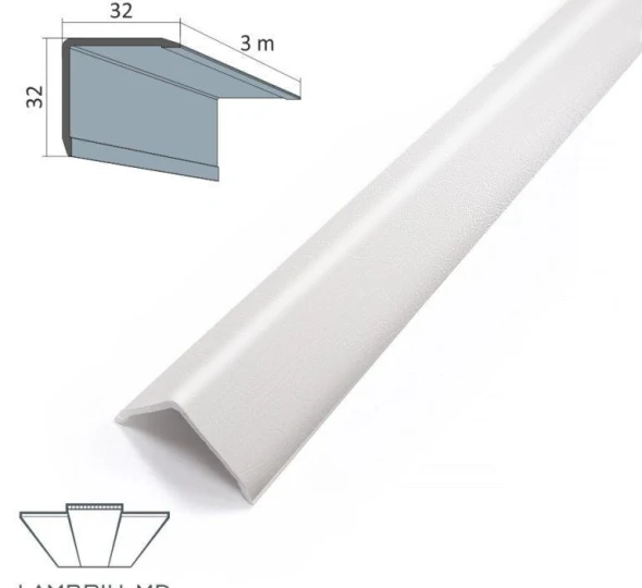 Cornier exterior PVC PREMIUM 32x32x3000mm - Q013 - image 1
