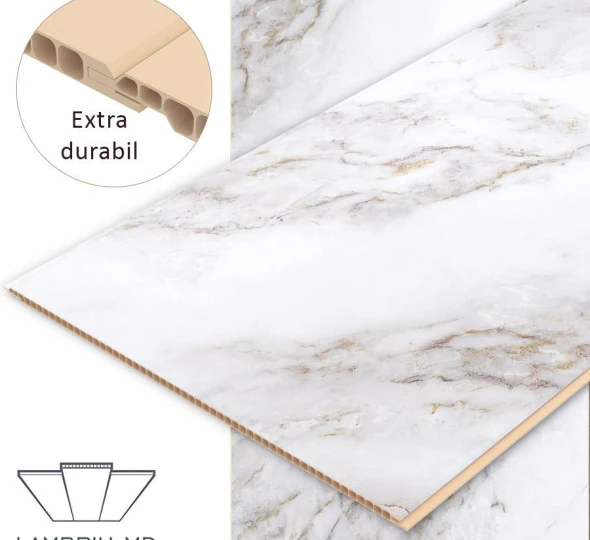 Ламинированная ПВХ панель ПРЕМИУМ 400х3000мм - D015-2 - image 1