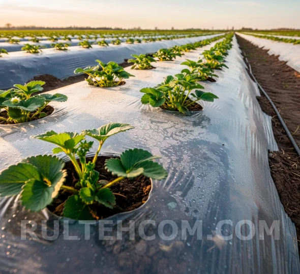 Пленка для мульчирования 18 мкм Н-1м L-1000м VATAN - image 2