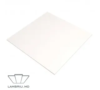 Потолочная плита ПВХ для подвесного потолка - белая матовая