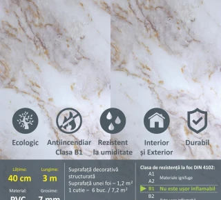 Panou PVC laminat PREMIUM 400x3000mm - D015 - image thumb 2