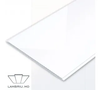 Вагонка ПВХ 250x7x5950мм - SW10 WHITE белая глянец