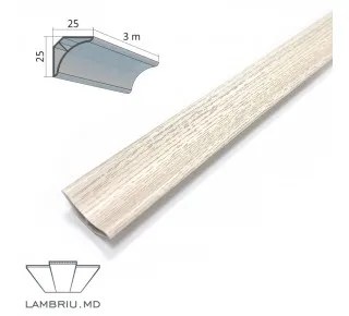 Профиль декоративный ПВХ ПРЕМИУМ 25x25x3000мм - M026