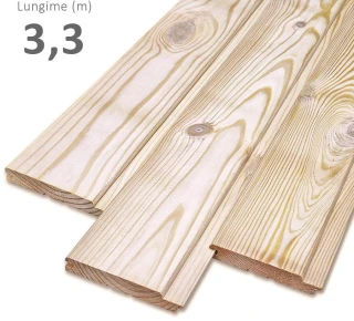 Деревянная вагонка "А" СОФТЛАЙН 96*13*3300мм