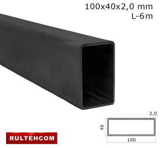Труба профильная 100х40x2,0 мм L-6м