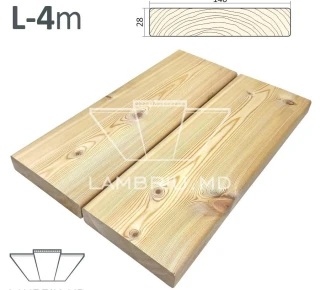 Деккинг из лиственницы "AB" 140*28*4000мм
