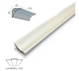 Профиль декоративный ПВХ ПРЕМИУМ 25x25x3000мм - Q001