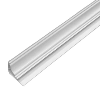 Плинтус ПВХ L-3м - белый UA