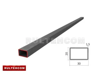 Труба профильная 30х20x1,5 мм L-6м