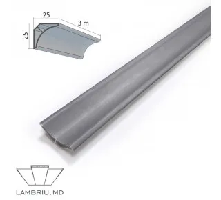 Профиль декоративный ПВХ ПРЕМИУМ 25x25x3000мм - Q067