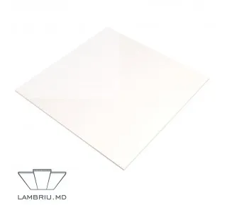 Потолочная плита ПВХ для подвесного потолка - белая глянцевая