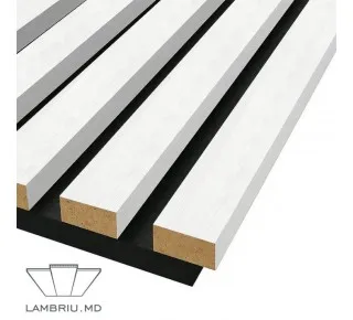 Panou acustic de perete 290Х2750Х18mm - Perla Alba - image thumb 2