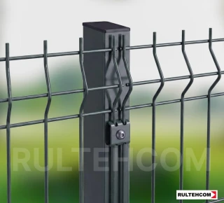 Панель для забора оцинкованная и крашенная (антрацит) ECO D-3,2 H-1,3м L-2,5м - image thumb 4