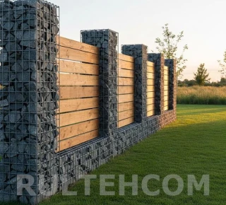 Сетка для габионов 42х61 D-3,7 мм 1,22х2,5 м - image thumb 2