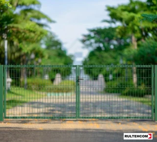 Poarta auto batanta OPTIMA 3D H-1,3m L-4,0m (D100) RAL6005 - image thumb 3