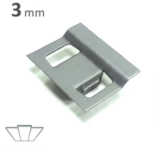 Скоба для крепления вагонки МДФ и ПВХ 3мм на планку ПВХ (200 шт.)