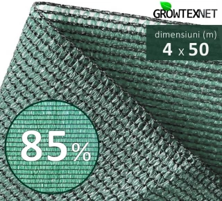 Сетка затеняющая, зеленая, 85% H-4м L-50м